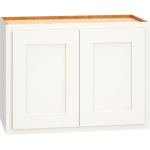 Mantra Cabinets SKU Number W2418 - 24" x 18" Wall Cabinet with Double Doors in Classic Snow