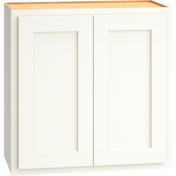 Mantra Cabinets SKU Number W2424 - 24" x 24" Wall Cabinet with Double Doors in Classic Snow