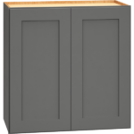 Mantra Cabinets SKU Number W2424 - 24" x 24" Wall Cabinet with Double Doors in Omni Graphite