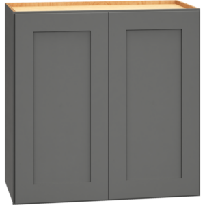 Mantra Cabinets SKU Number W2424 - 24" x 24" Wall Cabinet with Double Doors in Omni Graphite