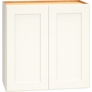 Mantra Cabinets SKU Number W2424 - 24" x 24" Wall Cabinet with Double Doors in Omni Snow