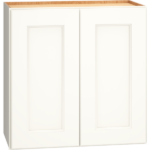 Mantra Cabinets SKU Number W2424 - 24" x 24" Wall Cabinet with Double Doors in Spectra Snow