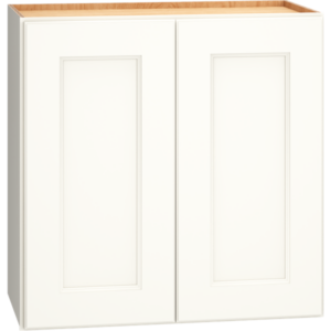 Mantra Cabinets SKU Number W2424 - 24" x 24" Wall Cabinet with Double Doors in Spectra Snow