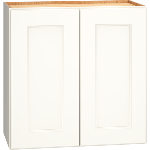 Mantra Cabinets SKU Number W2424 - 24" x 24" Wall Cabinet with Double Doors in Spectra Snow