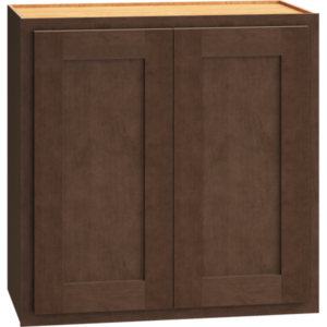 Mantra Cabinets SKU Number W2424 - 24" x 24" Wall Cabinet with Double Doors in Classic Bark