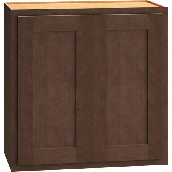 Mantra Cabinets SKU Number W2424 - 24" x 24" Wall Cabinet with Double Doors in Classic Bark