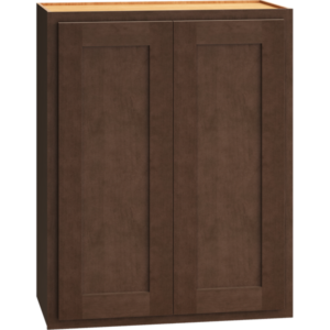 Mantra Cabinets SKU Number W2430 - 24" x 30" Wall Cabinet with Double Doors in Classic Bark
