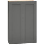 Wall Cabinet with Double Doors in Omni Graphite