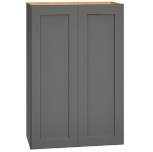 Wall Cabinet with Double Doors in Omni Graphite