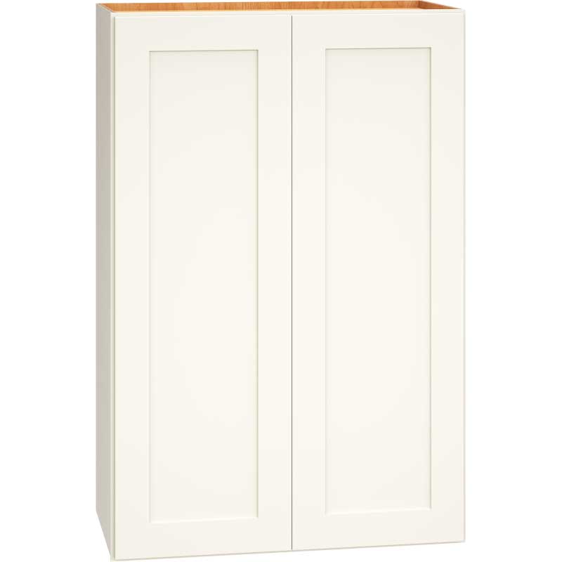 Wall Cabinet with Double Doors in Omni Snow