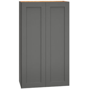 Wall Cabinet with Double Doors in Omni Graphite