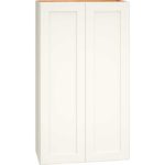 Wall Cabinet with Double Doors in Omni Snow