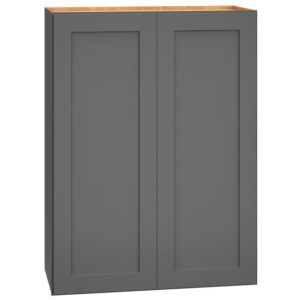 Wall Cabinet with Double Doors in Omni Graphite