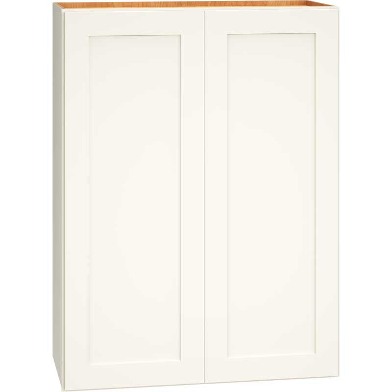 Wall Cabinet with Double Doors in Omni Snow