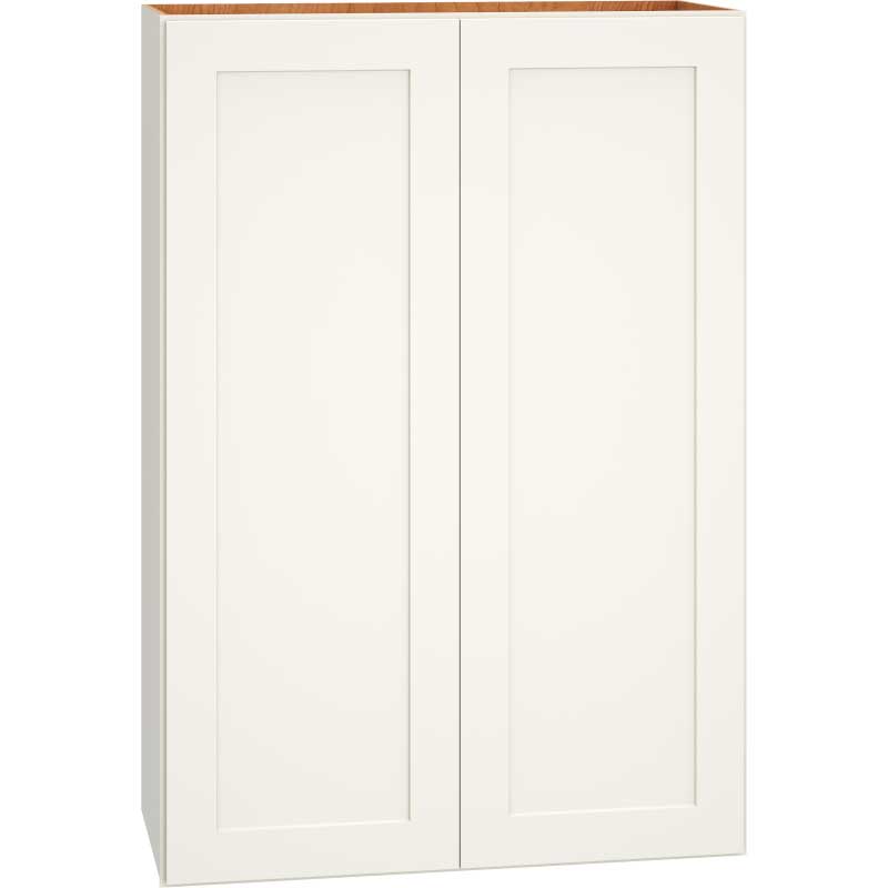Wall Cabinet with Double Doors in Omni Snow