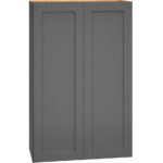 Wall Cabinet with Double Doors in Omni Graphite