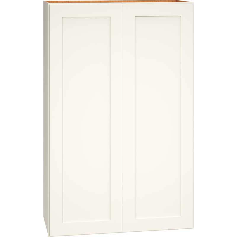 Wall Cabinet with Double Doors in Omni Snow