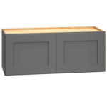 Wall Cabinet with Double Doors in Omni Graphite