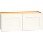 Wall Cabinet with Double Doors in Omni Snow