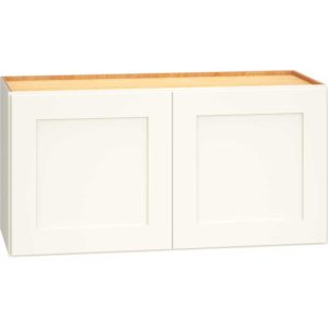 Wall Cabinet with Double Doors in Omni Snow