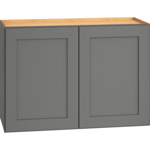 Mantra Cabinets SKU Number W3021 - 30" x 21" x 12" Wall Cabinet with Double Doors in Omni Graphite