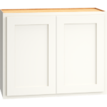 Mantra Cabinets SKU Number W3024 - 30" x 24" Wall Cabinet with Double Doors in Classic Snow