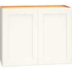 Mantra Cabinets SKU Number W3024 - 30" x 24" Wall Cabinet with Double Doors in Omni Snow