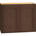 Mantra Cabinets SKU Number W3024 - 30" x 24" Wall Cabinet with Double Doors in Classic Bark