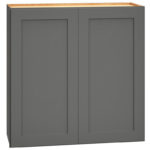 Wall Cabinet with Double Doors in Omni Graphite