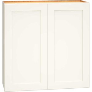 Wall Cabinet with Double Doors in Omni Snow