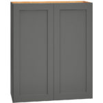 Wall Cabinet with Double Doors in Omni Graphite