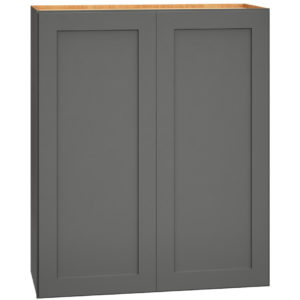 Wall Cabinet with Double Doors in Omni Graphite