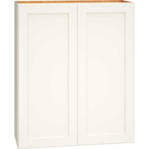 Wall Cabinet with Double Doors in Omni Snow