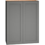 Wall Cabinet with Double Doors in Omni Graphite
