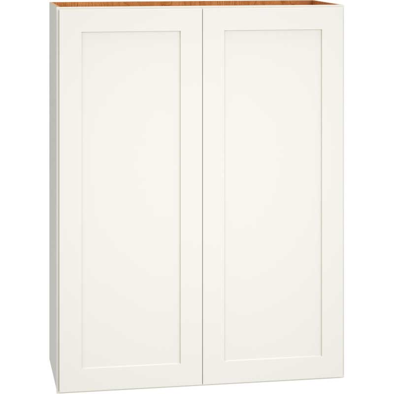 Wall Cabinet with Double Doors in Omni Snow