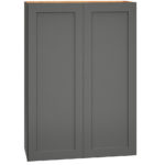 Wall Cabinet with Double Doors in Omni Graphite