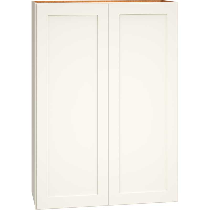 Wall Cabinet with Double Doors in Omni Snow