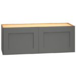Wall Cabinet with Double Doors in Omni Graphite