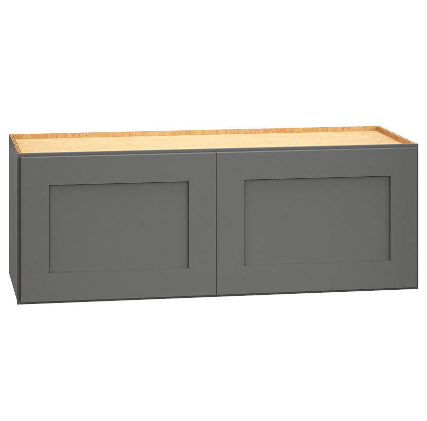Wall Cabinet with Double Doors in Omni Graphite