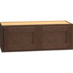 Wall Cabinet with Double Doors in Classic Bark