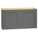Wall Cabinet with Double Doors in Omni Graphite