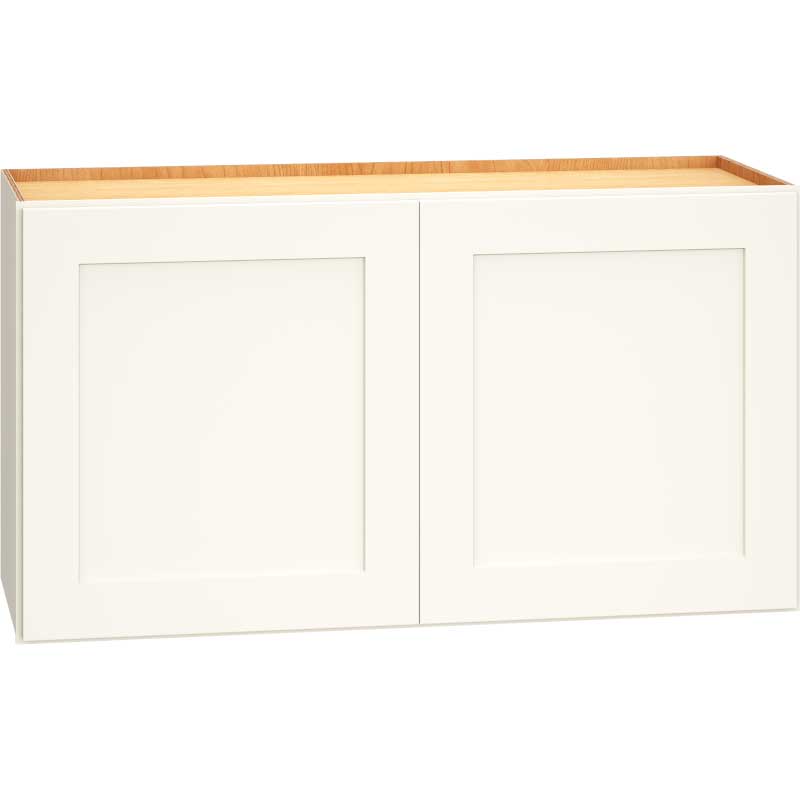 Wall Cabinet with Double Doors in Omni Snow