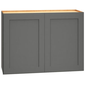 Wall Cabinet with Double Doors in Omni Graphite
