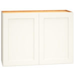 Wall Cabinet with Double Doors in Omni Snow