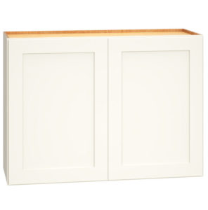 Wall Cabinet with Double Doors in Omni Snow