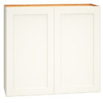 Wall Cabinet with Double Doors in Omni Snow