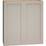 Wall Cabinet with Double Doors in Omni Mineral