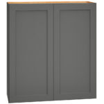 Wall Cabinet with Double Doors in Omni Graphite