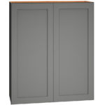 Wall Cabinet with Double Doors in Omni Graphite