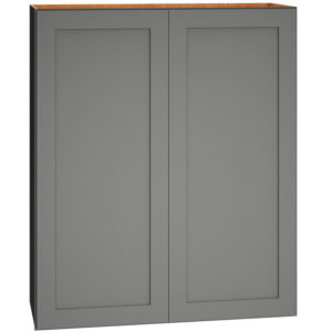 Wall Cabinet with Double Doors in Omni Graphite